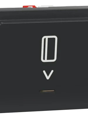 Spínač pro hotelové karty Schneider Electric Nová Unica NU328354, 2M, antracit Ověřený