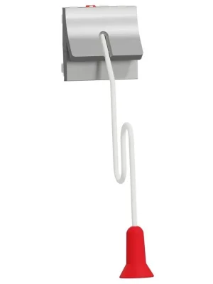 Spínač s táhlem 1/0 Schneider Electric Nová Unica NU322630, 2M, aluminium Oblíbený