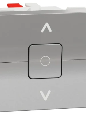 Spínač žaluziový jednopólový Schneider Electric Nová Unica NU320830, 6A, 2M, aluminium Výhodná Nabídka