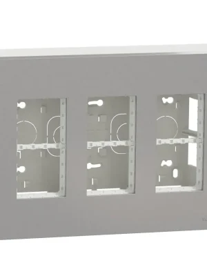 Centrální jednotka 3x4 modulů vertikální povrchová Schneider Unica System+ aluminium NU123430 Akční Nabídka