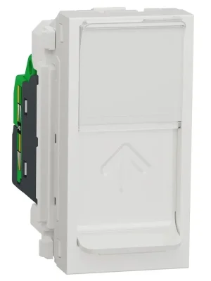 Odeslání Ihned Datová zásuvka Schneider Electric Nová Unica 1xRJ45ST kat.5e STP, NU341218, 1M, bílá
