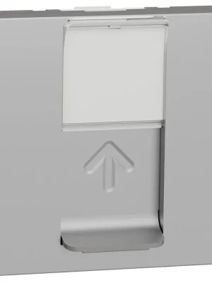 Datová zásuvka Schneider Electric Nová Unica 1xRJ45ST kat.6 STP, NU341730, 2M, aluminium Rychlé Dodání