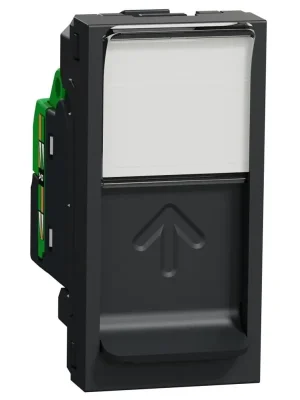 Sezónní Sleva Datová zásuvka Schneider Electric Nová Unica 1xRJ45ST kat.6a FTP, NU344854, 1M, antracit