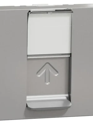 Víkendová Akce Datová zásuvka Schneider Electric Nová Unica 1xRJ45ST kat.5e UTP, NU341130, 2M, aluminium