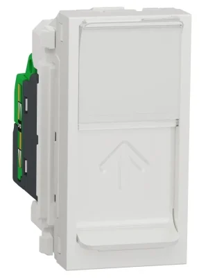 Horká Nabídka Datová zásuvka Schneider Electric Nová Unica 1xRJ45ST kat.6 FTP, NU344718, 1M, bílá