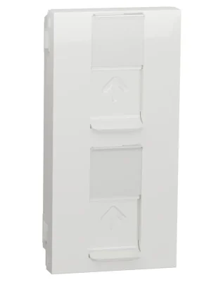 Datová zásuvka Schneider Electric Nová Unica 2xRJ45ST kat.6 UTP, NU348218, 4M, bílá Speciální Cena