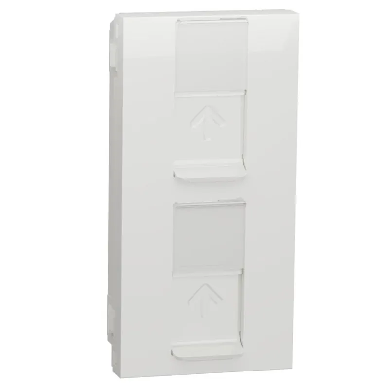 Datová zásuvka Schneider Electric Nová Unica 2xRJ45ST kat.6 UTP, NU348218, 4M, bílá Speciální Cena