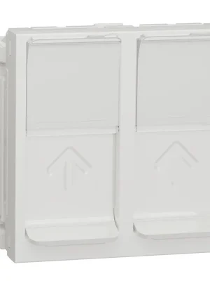Víkendová Akce Datová zásuvka Schneider Electric Nová Unica 2xRJ45ST kat.5e UTP, NU342018, 2M, bílá
