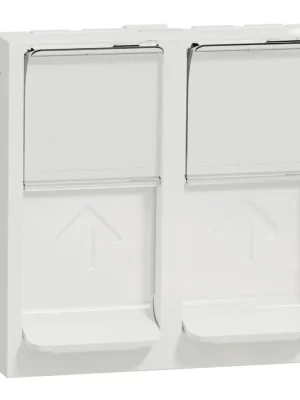 Datová zásuvka Schneider Electric Nová Unica 2xRJ45ST kat.6 STP, NU342618, 2M, bílá Akční Cena