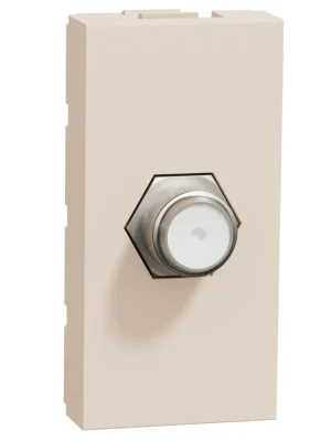 Must-Have Zásuvka TV F-konektor Schneider Electric Nová Unica NU346844, 1M, béžová