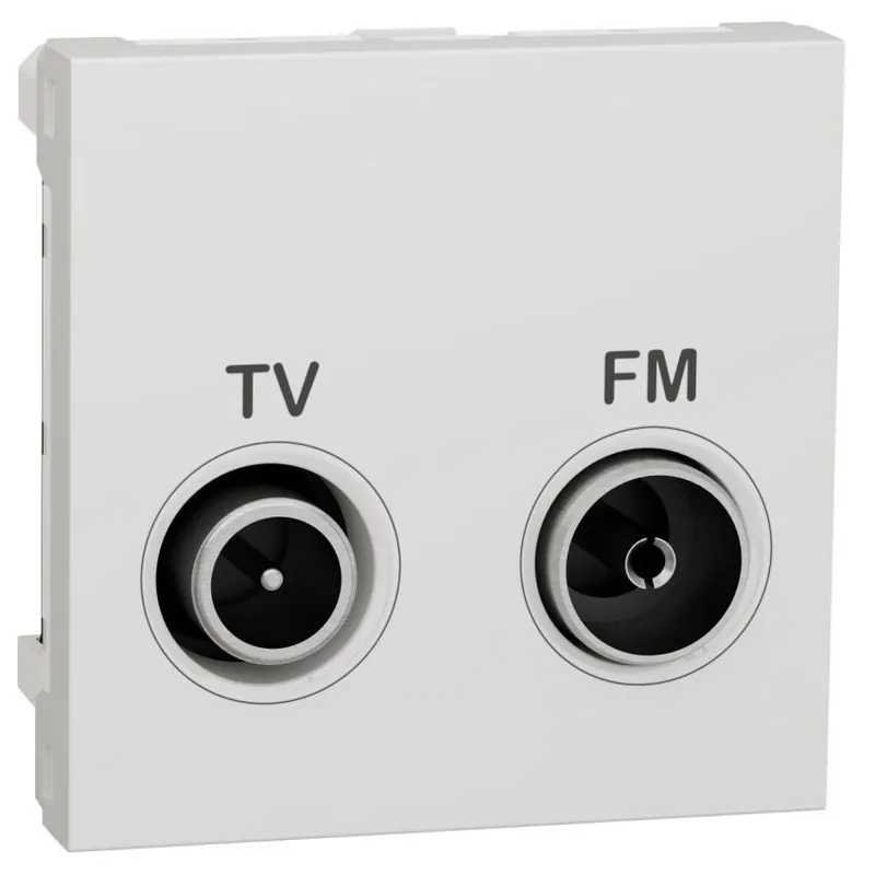 Zásuvka TV/R individuální Schneider Electric Nová Unica NU345118, 11 dB 2M, bílá Speciální Cena
