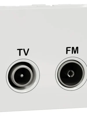 Nejlepší Volba Zásuvka TV/R koncová Schneider Electric Nová Unica NU345218, 4 dB, 2M, bílá