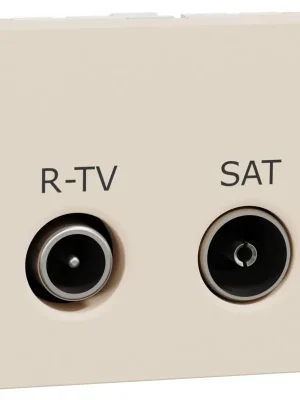 Nejlepší Cena Zásuvka TV-R/SAT individuální Schneider Electric Nová Unica NU345444, 2 dB 2M, béžová
