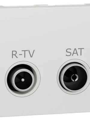 Objednat Nyní Zásuvka TV-R/SAT koncová Schneider Electric Nová Unica NU345518, 5,5 dB 2M, bílá