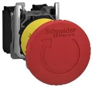 Značkový SCHNEIDER HARMONY OVLADAČ XB5AS8442 2V NOUZ ZAST KOMPLET ČERVENÁ