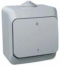 Objednat Nyní Spínač dvoupólový Schneider Electric Cedar Plus řazení 2, WDE000620, 16A, IP44, šedá