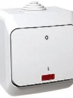 Spínač dvoupólový Schneider Electric Cedar Plus řazení 2SS, WDE000521, 16A, IP44, bílá Výprodej