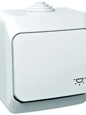 Spínač jednopólový Schneider Electric Cedar Plus řazení 1/0, WDE000513, 16A, "světlo", IP44, bílá Nakupujte Hned