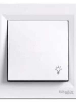 Spínač Schneider Electric Asfora řazení 1/0, EPH0900121, 10A, "světlo", bezšroubový, bílá Kup Teď