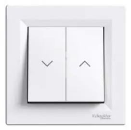 Koupit Online Spínač žaluziový tlačítkový Schneider Electric Asfora EPH1300321, 10A, šroubové svorky, bílá