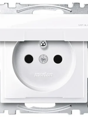Zásuvka 2P+PE Schneider Electric System M MTN2514-0325, 16A, bezšroubová, s krytkou, active Speciální Cena