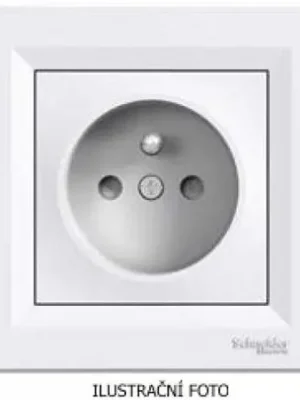 Odeslání Ihned Zásuvka Schneider Electric Asfora 2P+PE s přepěťovou ochranou, EPH2800121P, 16A, bílá