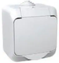 Akční Cena Zásuvka Schneider Electric Cedar Plus WDE000541, 16A, IP44, VDE, čirý kryt, bílá