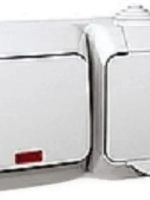 Zásuvka + spínač Schneider Electric Cedar Plus řazení 1So, WDE000581, 16A, IP44, bílá Hit Sezóny