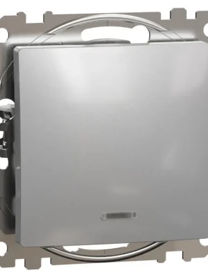 Spínač jednopólový, signalizační kontrolka Schneider Electric Sedna Design řazení 1S, SDD113101N aluminium Přímo Od Výrobce