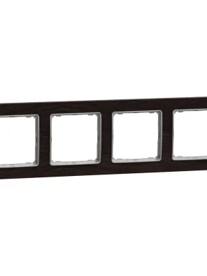 SCHNEIDER SEDNA ELEMENTS RÁMEČEK 4-NÁSOBNÝ WENGE SDD381804U Cenově Výhodný