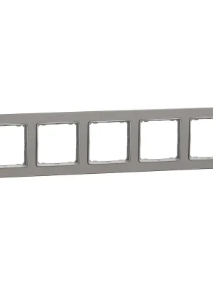 Must-Have SCHNEIDER SEDNA ELEMENTS RÁMEČEK 5-NÁSOBNÝ LEŠTĚNÝ HLINÍK SDD370805U