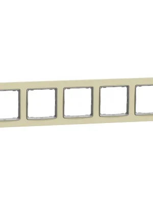 SCHNEIDER SEDNA ELEMENTS RÁMEČEK 5-NÁSOBNÝ PÍSKOVEC SDD392805 Sleva