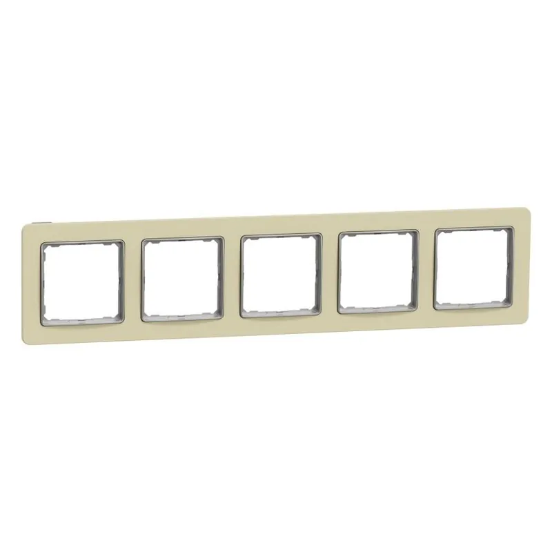 SCHNEIDER SEDNA ELEMENTS RÁMEČEK 5-NÁSOBNÝ PÍSKOVEC SDD392805 Sleva
