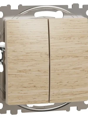 SCHNEIDER SEDNA ELEMENTS SPÍNAČ DVOJITÝ STŘÍDAVÝ Ř.6+6 BŘÍZA SDD180108U Must-Have