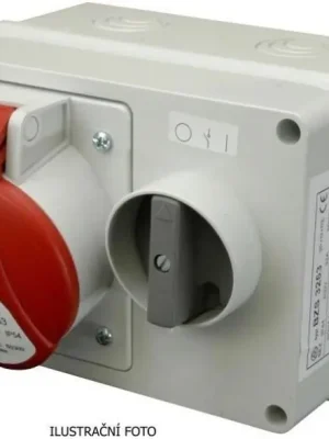 Blokovaná zásuvka se spínačem SEZ BZS 1653 400V 16A 5pól IP44 Objednat Nyní