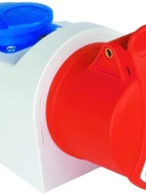 Cenová Bomba Nástěnná zásuvka kombinovaná se zásuvkou SEZ IZVZ 1643 230V 16A 4pól IP44