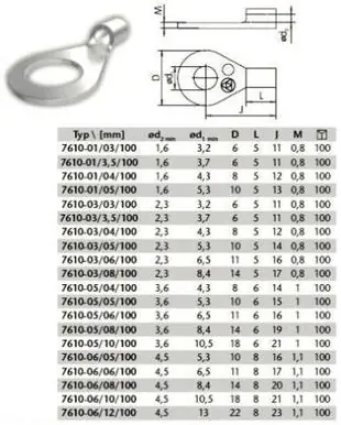 Horká Nabídka SEZ KABELOVE OKO 7610-05/08