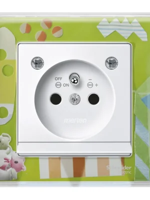 Aktuální SCHNEIDER Zásuvka MERTEN 2504-0319 polar LED
