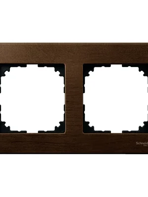 SCHNEIDER Rámeček MERTEN 4052-3473 dvojitý Walnut Autentický