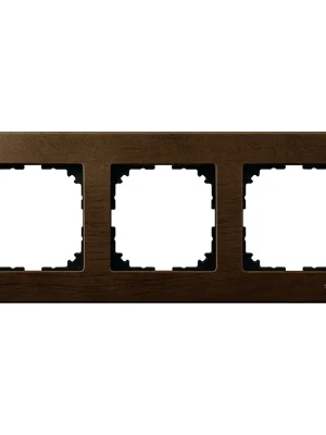 SCHNEIDER Rámeček MERTEN 4053-3473 trojitý Walnut - nedostupný produkt /info V.Chalupová Akce