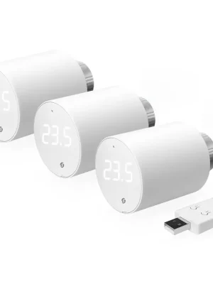 SHELLY BLU TRV 3-Pack + BLU Gateway Gen3 - 3ks termostatická radiátorová hlavice s 1ks bránou (Bluetooth) Hit Sezóny