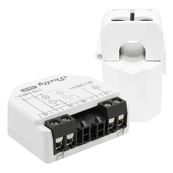 Nejprodávanější SHELLY EM Gen3 Měřicí modul spotřeby 2 kanálový Bluetooth, Wi-Fi