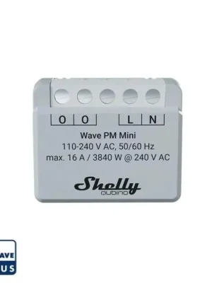 SHELLY Wave PM Mini Spínací modul, monitorování spotřeby energie, Z-Wave Super Cena