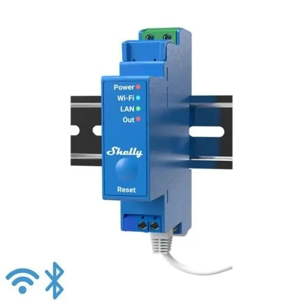 SHELLY PRO 1 Spínací modul na DIN lištu, 1 kanál, 16A, 110-240V AC, WiFi, LAN Značkový
