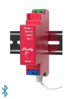Oblíbený SHELLY PRO 1PM Spínací modul na DIN lištu, 1 kanál, 16A, 110-240V AC, měření spotřeby, WiFi, LAN