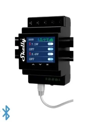 SHELLY PRO 4PM Spínací modul na DIN lištu, 1-fázový, měření spotřeby,4x16A, 110-230V, WiFi, LAN Top Prodej