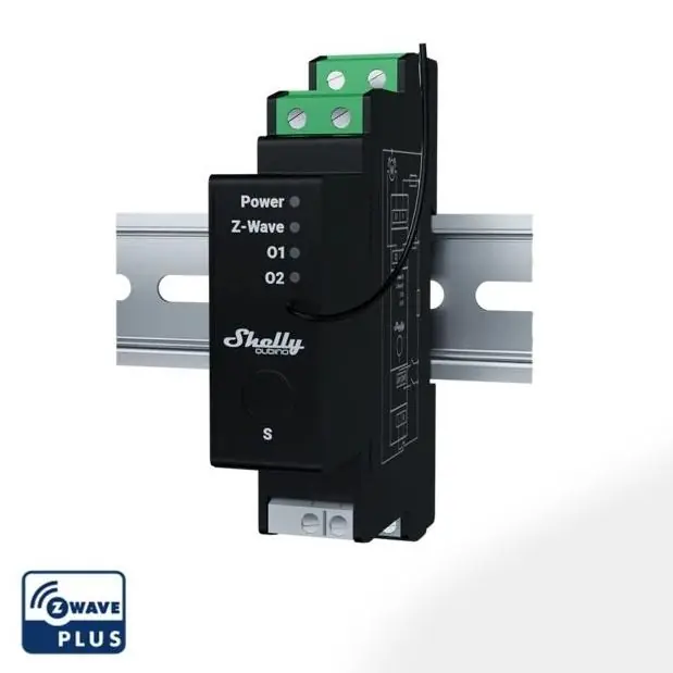 Nejprodávanější SHELLY Wave PRO Shutter Žaluziový modul, 110-240V AC, Z-Wave
