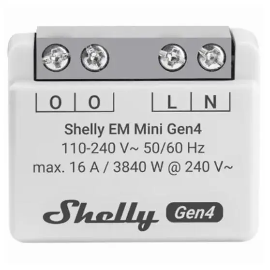 SHELLY MODUL SPÍNACÍ EM MINI GEN4 Nová Kolekce