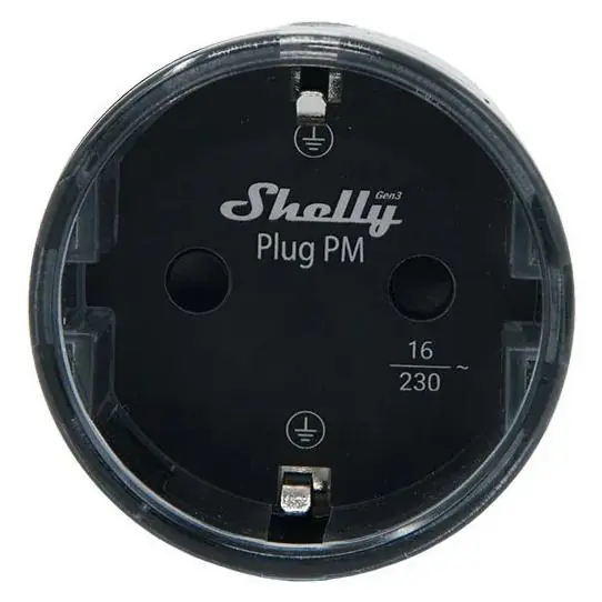 EST SHELLY ZÁSUVKA CHYTRÁ PLUG PM GEN3 BLACK, ČERNÁ, 3800238072728 Finální Výprodej
