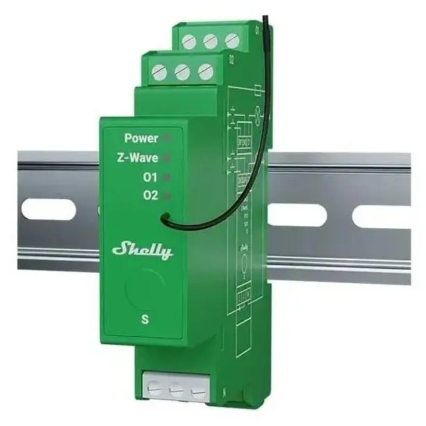 Odeslání Ihned SHELLY MODUL STMÍVACÍ NA DIN LIŠTU S MĚŘENÍM SPOTŘEBY 2KANÁLOVÝ Z-WAVE SHELLY WAVE PRO DIMMER 2PM